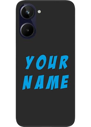 Саме чохол epik для realme 10 4g бампер із ім'ям друк на чохлі