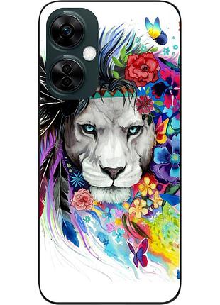 Силиконовый чехол epik для oneplus nord ce 3 lite с картинкой лев