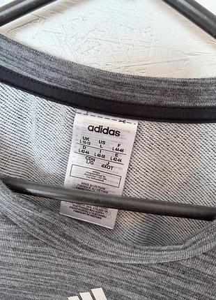 Adidas l жіноча коротка оверсайз кофта спортивна
