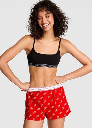 Піжамні шорти вільного крою для сну victorias secret pink