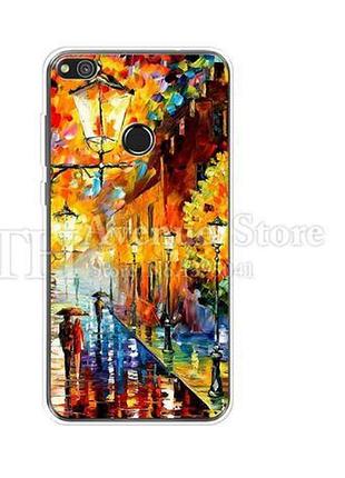 Чохол з картинкою (силікон) для huawei nova lite 2017 прогулянка