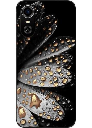 Силиконовый чехол для zte blade a31 plus с картинкой цветок