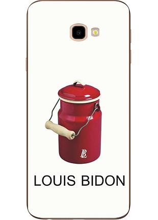 Антибрендовый силиконовый чехол для samsung galaxy j4 plus 2018 louis bidon