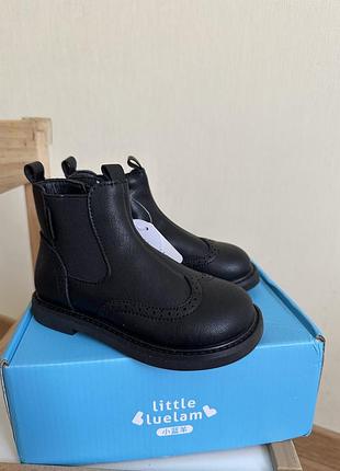 Нові челсі ботинки barefoot little blue lamo 25.5 15.8 см на стопу 15 см