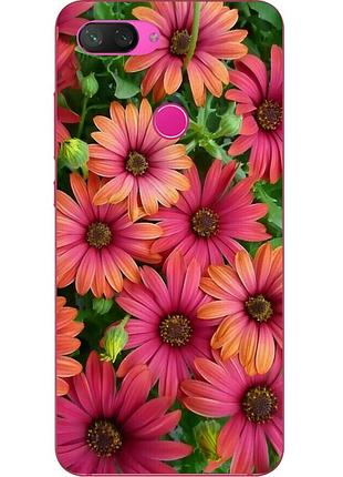 Чохол силіконовий для xiaomi mi 8 lite з картинкою гербери