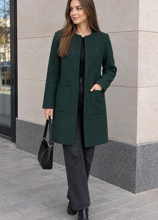 Жіночий кардиган h&m темно-зеленого кольору 46р
