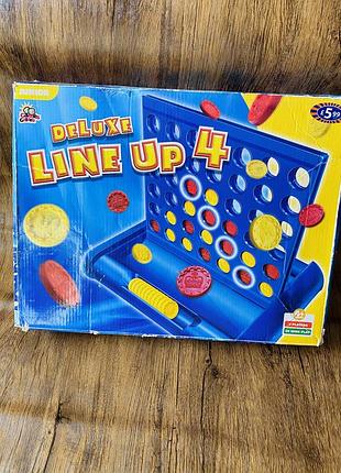 Настільна гра «чотири в ряд» (відома як «line up 4» або «connect 4»)