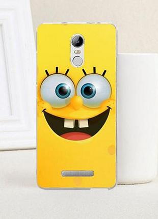 Силіконовий чохол накладка для xiaomi redmi note 3 з малюнком губка боб