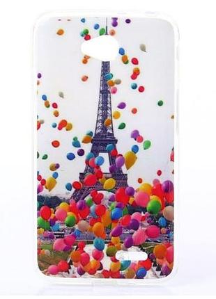 Чехол-накладка для lg optimus l70 d325 с картинкой башня