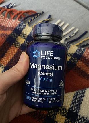 Магній цитрат life extension