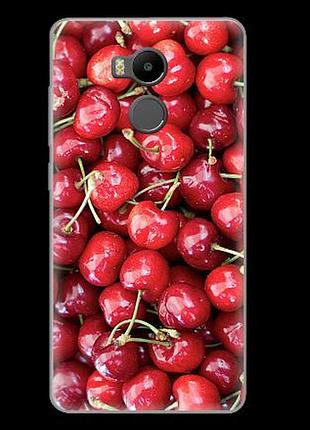 Яркие оригинальные чехлы с картинками для xiaomi redmi 4 pro / redmi 4 prime черешня