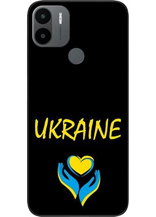 Силіконовий чохол epik для xiaomi redmi a2 plus з картинкою руки україни