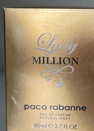 Страстный парфюм lady million-аромат любви 80ml новый