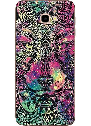 Оригинальный tpu чехол с картинкой для samsung galaxy j4 plus 2018 волк