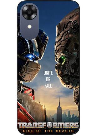 Силиконовый чехол epik для oppo a17k с картинкой трансформеры звероботы