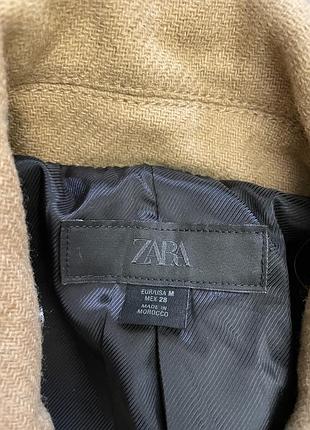 Вовняне пальто zara 6