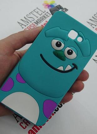 Об'ємний 3d силіконовий чохол для samsung galaxy j7 prime g610 салліван