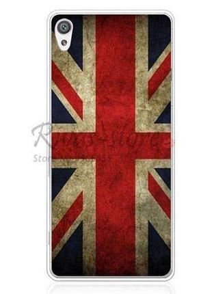 Бампер силіконовий чохол для sony xperia xa f3111 f3112 f3115 f3116 з картинкою прапор