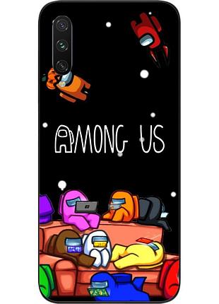 Силиконовый чехол для xiaomi mi a3 с картинкой among us