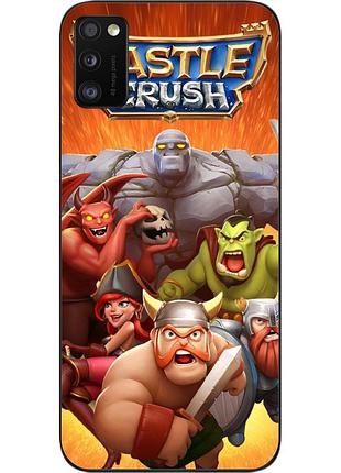 Силиконовый чехол с картинкой для samsung a41 galaxy a415f игра кастл краш
