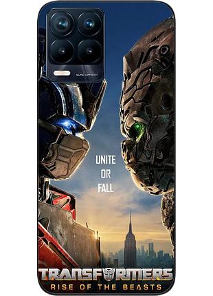Силиконовый чехол epik для realme 8 pro с картинкой трансформеры звероботы
