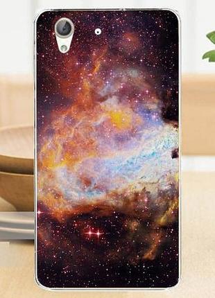 Чехол-накладка для huawei y6 ii с рисунком космос