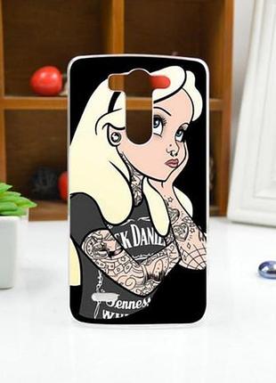 Силиконовый чехол накладка для lg g3s optimus g3mini d722 d725 с рисунком золушка