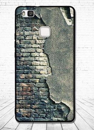 Оригинальный чехол накладка для huawei p9 lite с картинкой стена