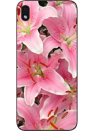 Силіконовий чохол для samsung galaxy a01 core a013f з картинкою лілії