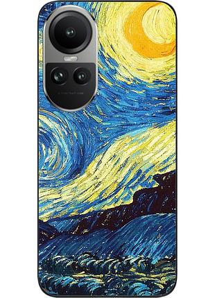 Оригінальний чохол epik для oppo reno 10 5g / 10 pro 5g з картинкою місячна ніч