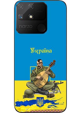 Оригинальный чехол epik для realme narzo 50a с картинкой козак