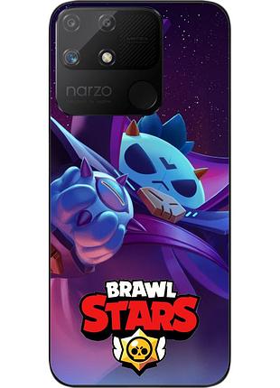 Чехол силиконовый epik для realme narzo 50a с картинкой бравл темный лорд спайк