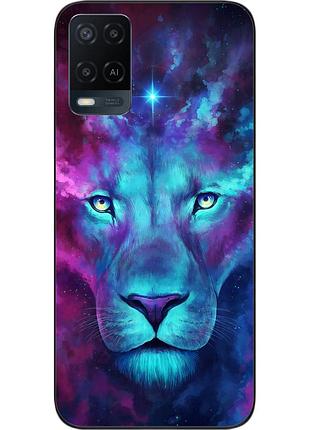 Силиконовый чехол для oppo a54 с картинкой космолев