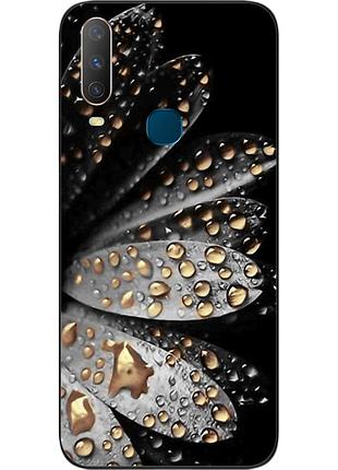 Силіконовий чохол для vivo y15 з картинкою квітка