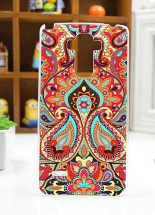Силиконовый чехол бампер для lg g4 stylus ls770 h630 с рисунком узоры