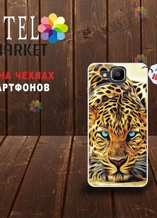 Бампер силиконовый чехол для doogee x9 mini с картинкой гепард