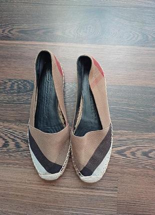 Burbery женские мокасины