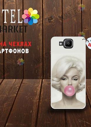 Силиконовый бампер с картинкой для doogee x9 mini монро