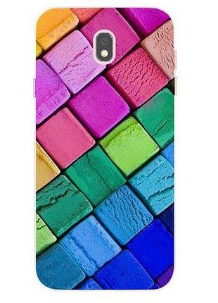 Чохол з картинкою (силікон) для samsung j730 galaxy j7-2017 пластилін