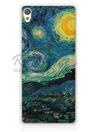 Оригінальний чохол панель накладка для sony xperia xa f3111 f3112 f3115 f3116 з картинкою місячна ніч