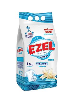 Пральний порошок ezel premium для білої білизни 1,5 кг