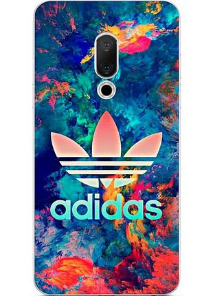 Оригінальний чохол накладка для meizu 15 з картинкою adidas 2