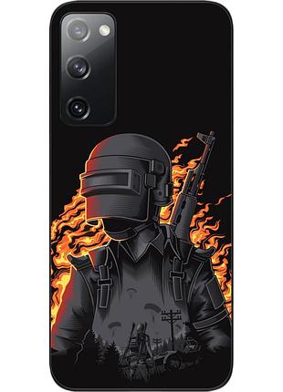 Силіконовий чохол epik для samsung galaxy s20 fe з картинкою pubg
