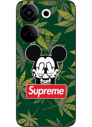 Оригинальный чехол epik для tecno camon 20 pro 4g с картинкой микки supreme