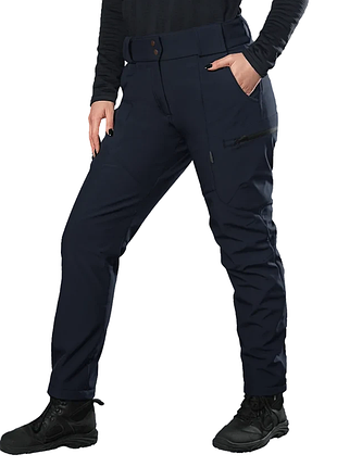 Брюки pani softshell темно-синие женские форменные мембранные m