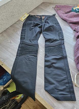 Жіночі шкіряні мотоштани icon bombshell leather pants