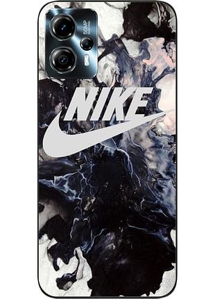 Силиконовый чехол epik для motorola moto g23 с картинкой лого nike