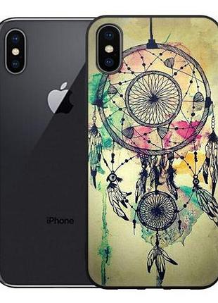 Чехол с картинкой (силикон) для iphone x совята 6