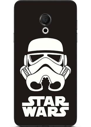 Силіконовий чохол з малюнком для meizu 15 lite star wars