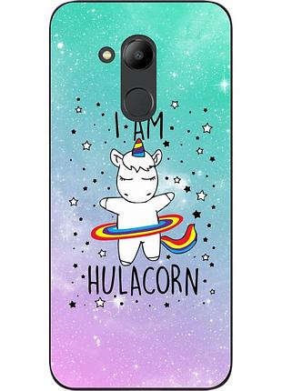 Силиконовый чехол для huawei honor 6c pro с картинкой единорог